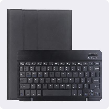 Samsung Galaxy Tab A11 Toetsenbord Hoes met Uitneembaar toetsenbord - Zwart