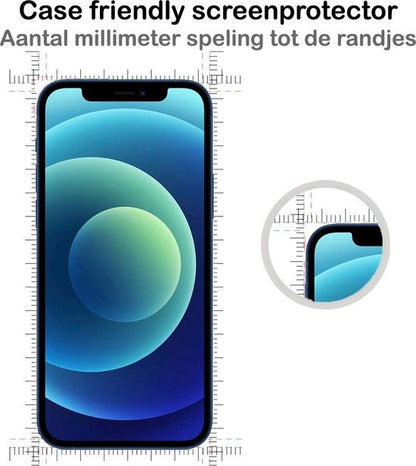 iPhone 12/12 Pro Screenprotector Gehard Glas - Volledige dekking
