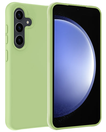 Samsung S23 FE Hoesje Siliconen Backcover Lichtgewicht - Groen