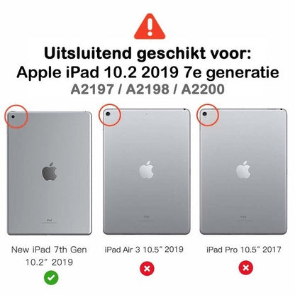 iPad 10.2 2019 Hoesje Siliconen Backcover Lichtgewicht - Transparant