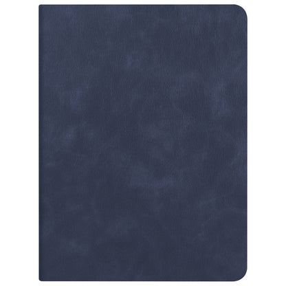 iPad 10.2 2021 Hoesje Hardcover Book Case - Donkerblauw