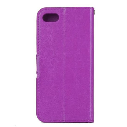 iPhone SE 2020 Hoesje Bookcase Cover met Kaarthouder - Paars