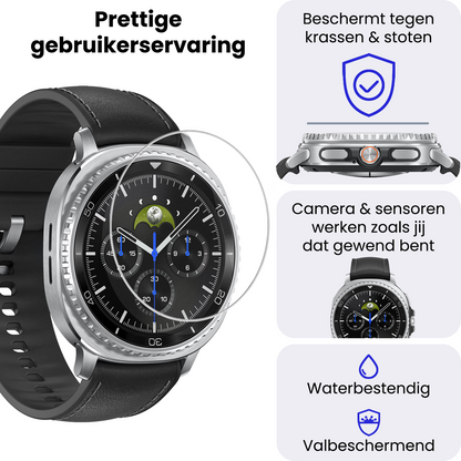 Samsung Watch 8 Classic (46 mm) Screenprotector Gehard Glas - Anti-kras