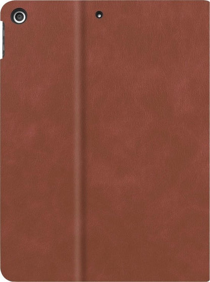 iPad 10.2 2019 Trifold Bookcase Luxe Hoes - Bruin