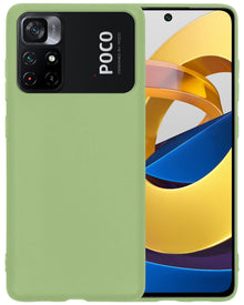 Xiaomi Poco M4 Pro 5G Hoesje Siliconen Backcover Lichtgewicht - Groen