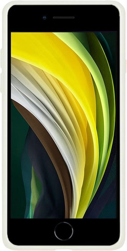 iPhone 7 Hoesje Siliconen Backcover Lichtgewicht - Wit