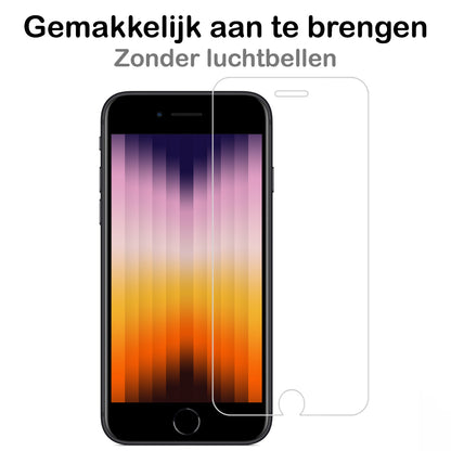 iPhone SE 2022 Screenprotector Gehard Glas - Anti-kras