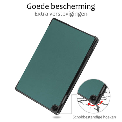 Lenovo Tab M10 (3rd gen) Hoesje Book Case - Donkergroen