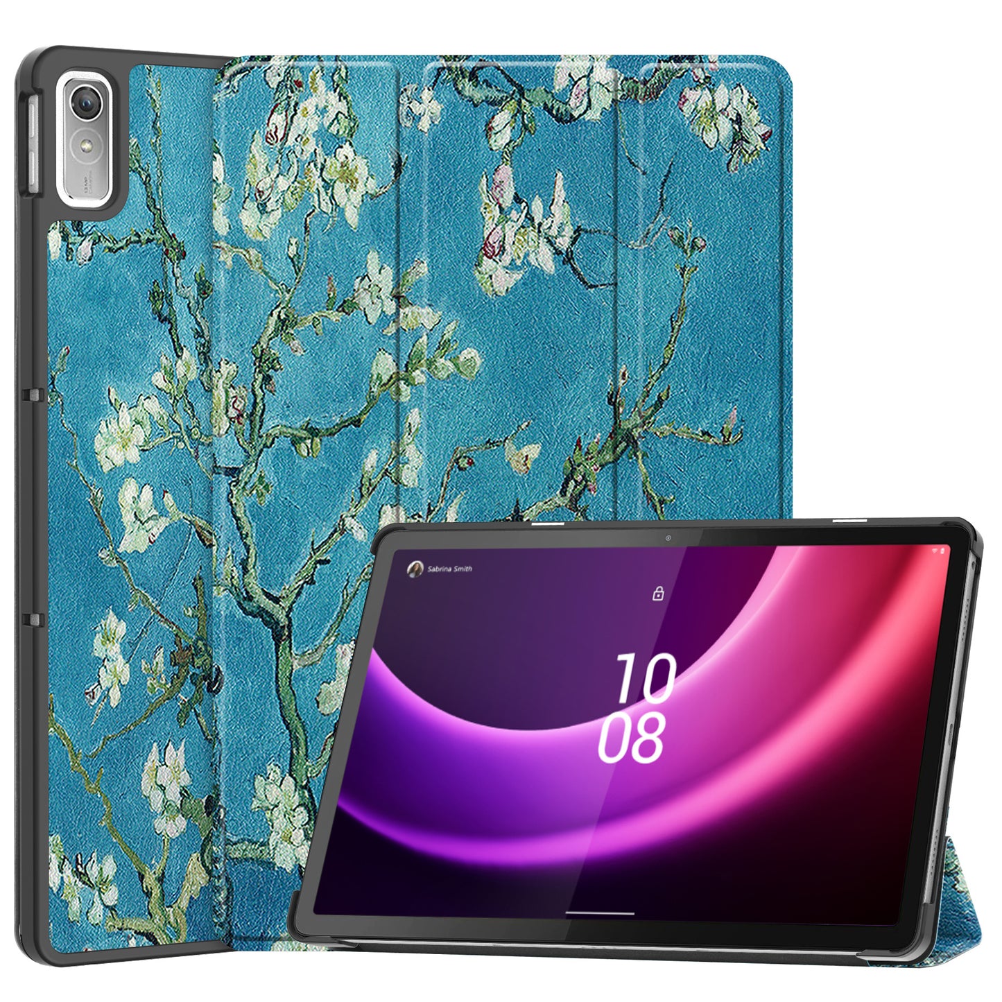 Lenovo Tab P11 (2e Gen) Hoesje Book Case - Bloesem