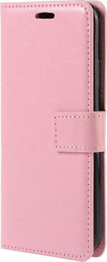 Samsung S20 Hoesje Bookcase Cover met Kaarthouder - Lichtroze