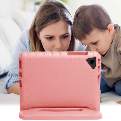 Samsung Galaxy Tab A9 Plus Kinderhoes Shockabsorberend Foam - Zalm