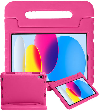 iPad 2022 / 2025 (A16 ) Kinderhoes Shockabsorberend Foam - Roze