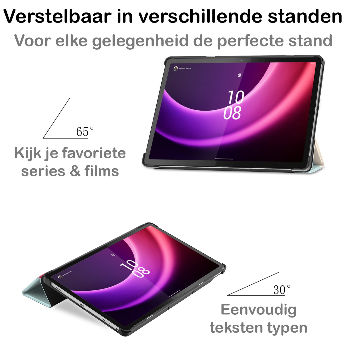 Lenovo Tab P11 (2e Gen) Hoesje Book Case - Eenhoorn