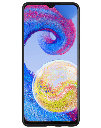 Samsung A04s Hoesje Siliconen Backcover Lichtgewicht - Zwart