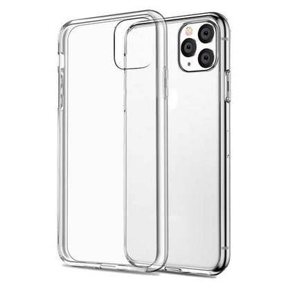 iPhone 11 Pro Max Hoesje Siliconen Backcover Lichtgewicht - Transparant