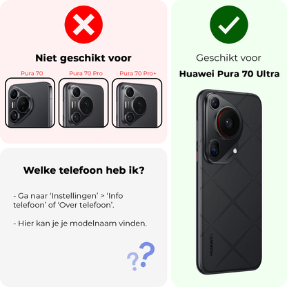 Huawei Pura 70 Ultra Screenprotector Gehard Glas - Anti-kras