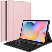 Samsung Galaxy Tab S6 Lite Toetsenbord Hoes met Uitneembaar toetsenbord - Rosé goud