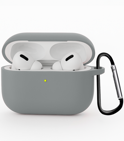 AirPods Pro 3 Hoesje Siliconen Krasbestendig - Grijs