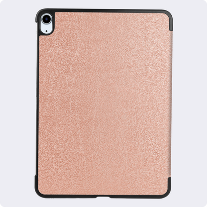iPad Air 2024 / 2025 (13 inch) Trifold Bookcase Hoes - Rosé goud