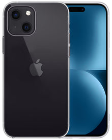 iPhone 15 Plus Hoesje Siliconen Backcover Lichtgewicht - Transparant