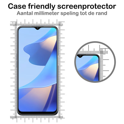 OPPO A16 Screenprotector Gehard Glas - Anti-kras