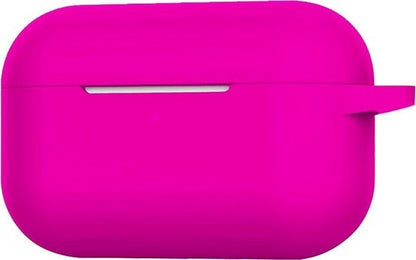 Airpods Pro Hoesje Siliconen Krasbestendig - Donkerroze
