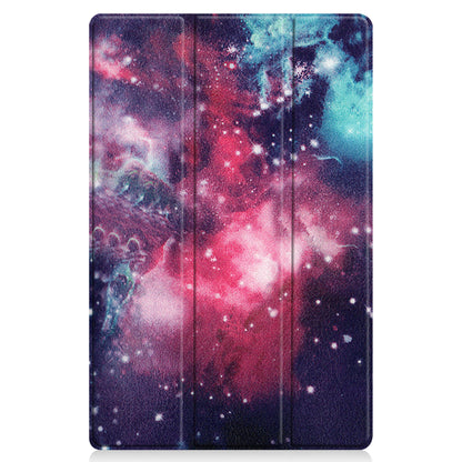 Lenovo Tab P11 Plus Trifold Bookcase Hoes - Galaxy