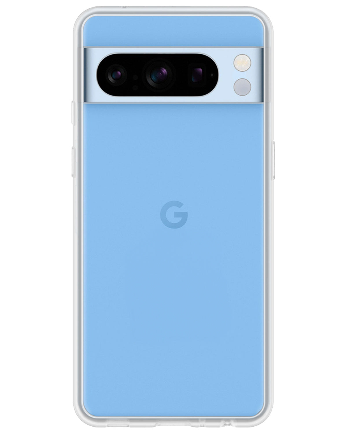 Google Pixel 8 Pro Hoesje Siliconen - Transparant