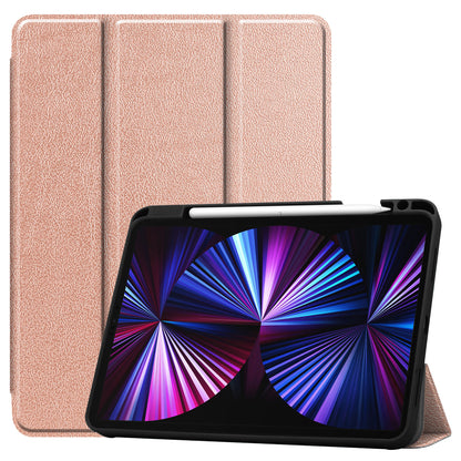 iPad Pro 2021 (11 inch) Hoesje Book Case Met Apple Pencil Uitsparing - Rosðð goud