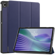 Lenovo Tab 10.1 Trifold Bookcase Hoes - Donkerblauw