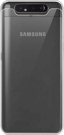 Samsung A80 Hoesje Siliconen Backcover Lichtgewicht - Transparant