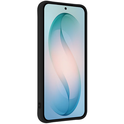 Samsung S26 Plus Hoesje Siliconen Backcover Lichtgewicht - Zwart
