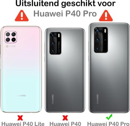 Huawei P40 Pro Hoesje Shockproof Backcover Siliconen - Transparant