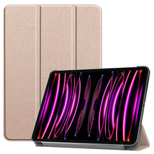 iPad Pro 2022 (11 inch) Trifold Bookcase Hoes - Goud