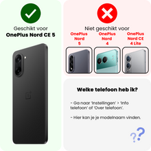 OnePlus Nord CE5 Screenprotector Gehard Glas - Anti-kras