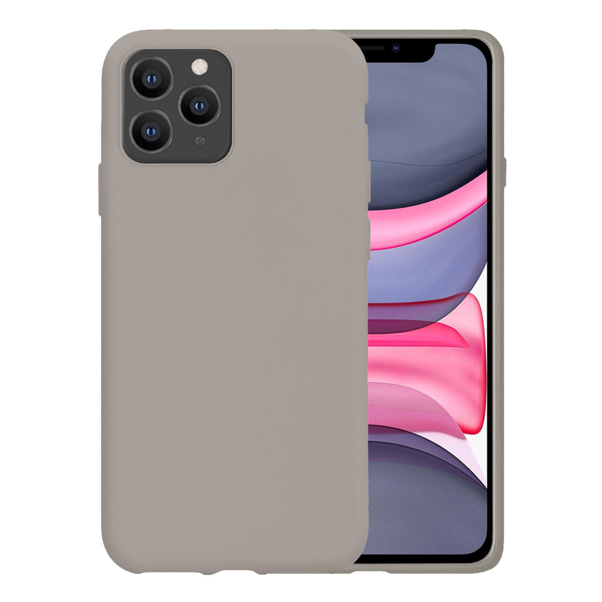 iPhone 11 Pro Hoesje Siliconen - Grijs