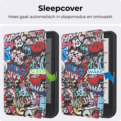 Kobo Clara Colour Bookcase Hoes Shockabsorberend - Graffity