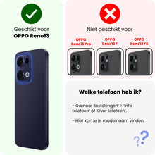 OPPO Reno 13 Hoesje Shockproof Backcover Siliconen - Transparant