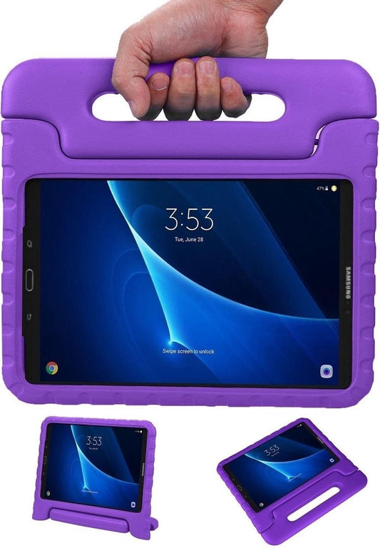 Samsung Galaxy Tab A 10.1 2019 Hoesje Kids Cover Bumper - Paars