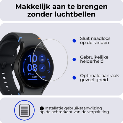 Samsung Watch FE Screenprotector Gehard Glas - Anti-kras