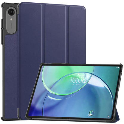 Lenovo Idea Tab Pro Gen 2 Trifold Bookcase Hoes - Donkerblauw