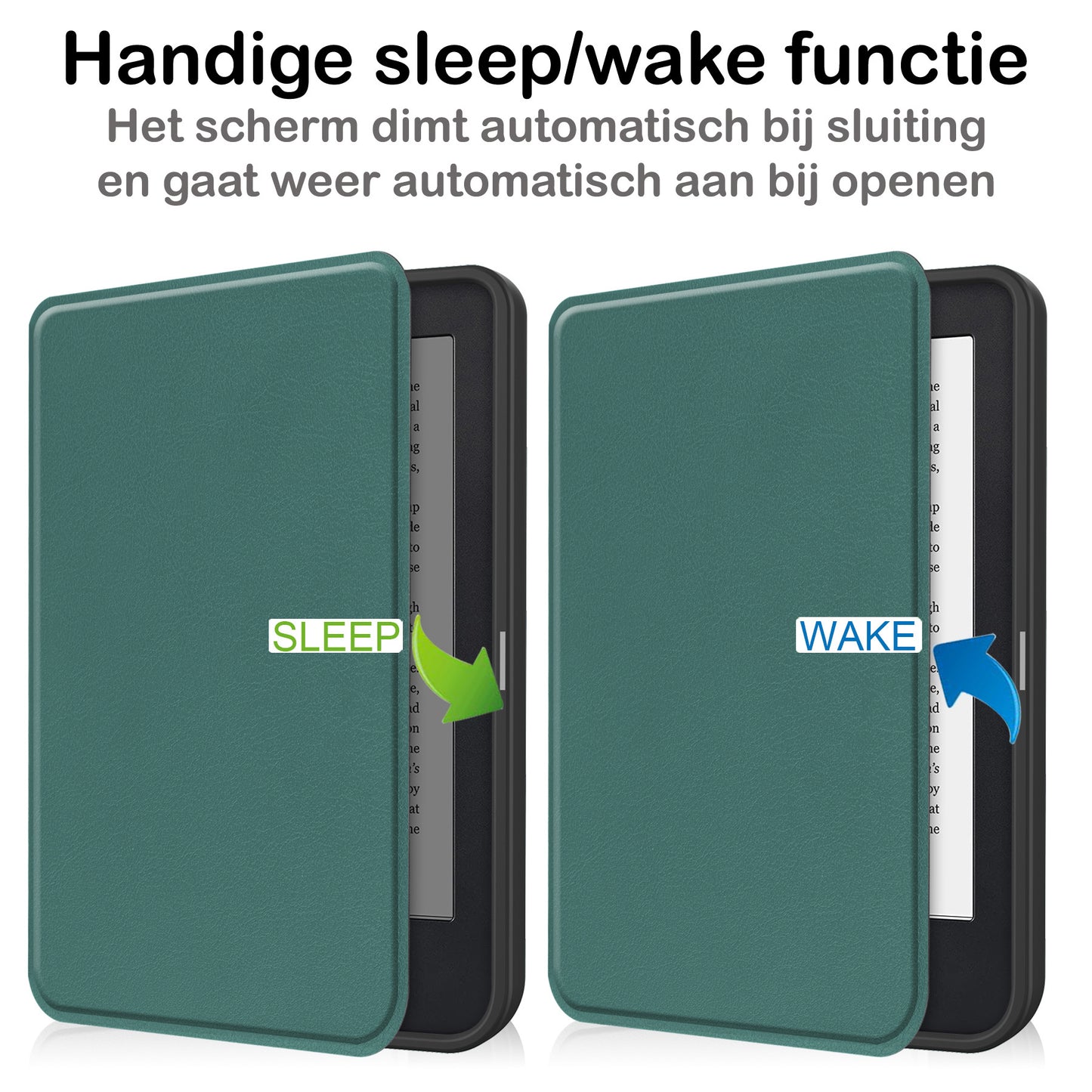 Kobo Clara 2E Hoesje Book Case - Donkergroen