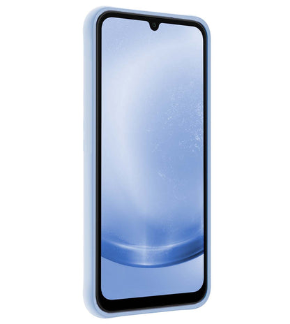 Samsung A25 Hoesje Siliconen Backcover Lichtgewicht - Lichtblauw
