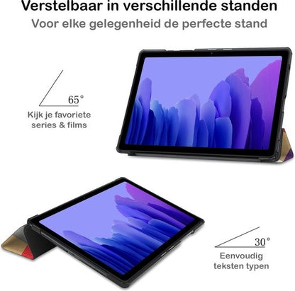 Samsung Galaxy Tab A7 Hoesje Book Case - Blokken