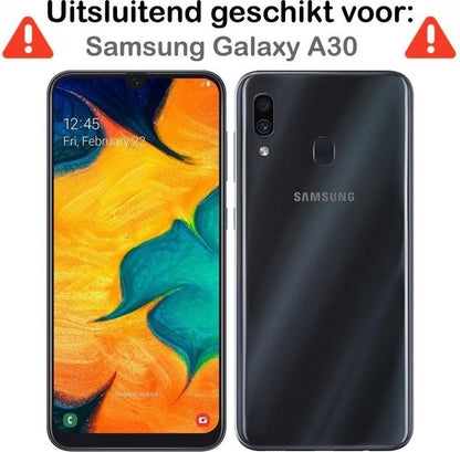 Samsung A30 Hoesje Siliconen Backcover Lichtgewicht - Transparant