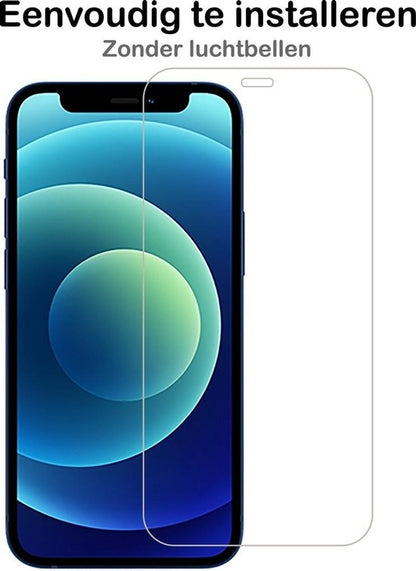 iPhone 12 Mini Screenprotector Gehard Glas - Volledige dekking