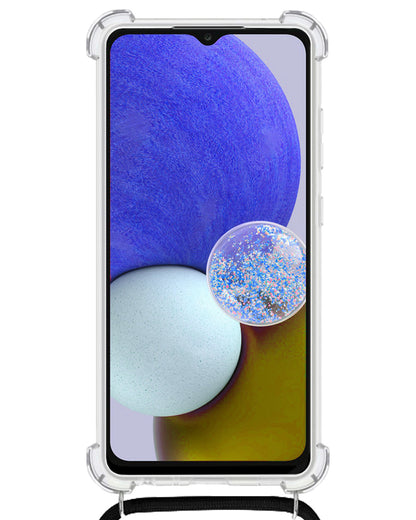 Samsung A13 5G Hoesje met Koord Backcover Shockproof - Transparant