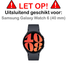 Samsung Watch 6 40 mm Screenprotector Gehard Glas - Anti-kras