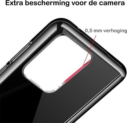 Samsung S20 Hoesje Siliconen Backcover Lichtgewicht - Transparant