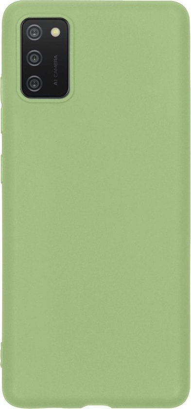 Samsung A02s Hoesje Siliconen Backcover Lichtgewicht - Groen